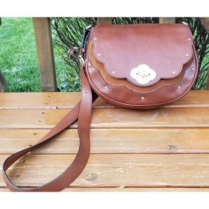 MICHAEL Kors Leather & Suede Saddle Bag